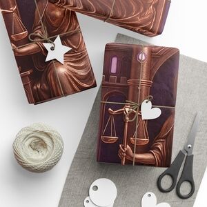 Karmaz Elegant Bronze Holiday Gift Wrap